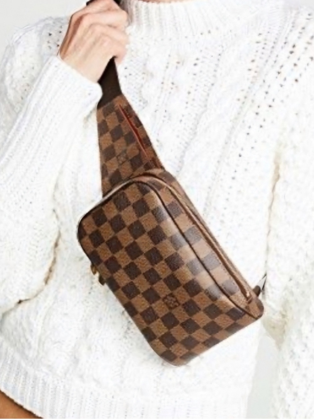 Louis Vuitton Geronimos Ebene Brown Damier belt bag ❤️